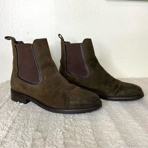 Thursday Boot Company women’s 7.5 Brown Suede Duchess Chelsea Boots Ankle Bootie